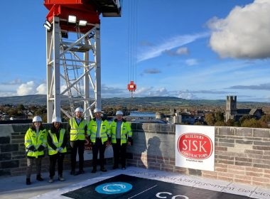 Topping Out at One Opera Square, Limerick